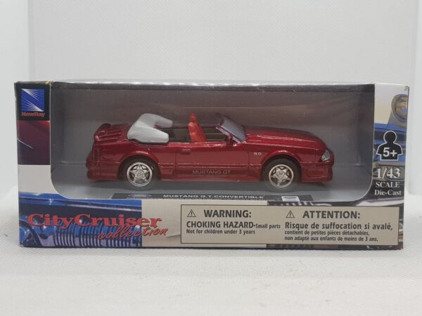 FORD MUSTANG GT CONVERTIBLE NEW RAY CITY CRUISER 1/43 BOITE NEUF