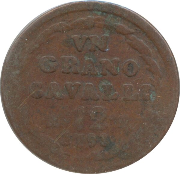 ITALIE (NAPLES) 1 GRANO 1793 B