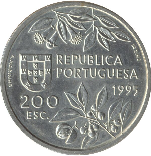 PORTUGAL 200 ESCUDOS 1995 TTB+