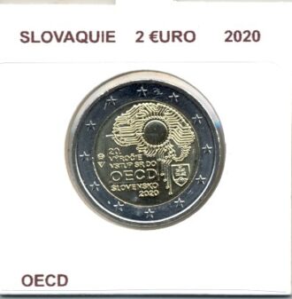 SLOVAQUIE 2020 2 EURO COMMEMORATIVE OECD SUP