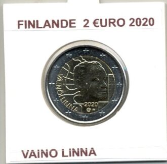 FINLANDE 2020 2 EURO COMMEMORATIVE VAINO LINNA SUP