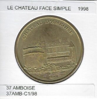 37 AMBOISE LE CHATEAU FACE SIMPLE 1998 SUP