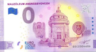 SLOVAQUIE 2020-2 MAUZOLEUM ANDRASSYOVCOV BILLET SOUVENIR 0 EURO TOURISTIQUE NEUF