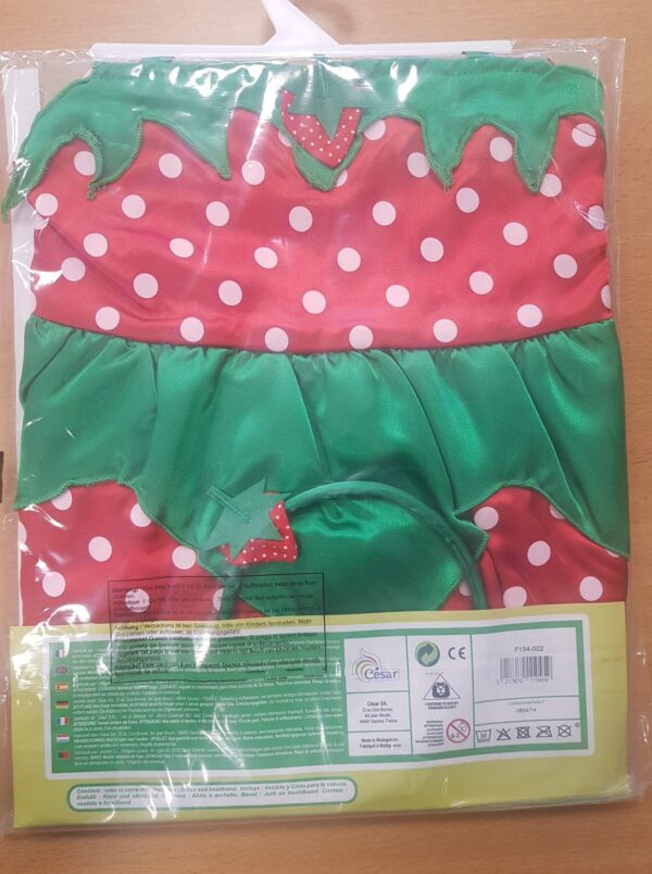 COSTUME FRAISE TAILLE 3/5 ANS