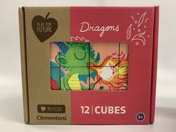 PUZZLE DE CUDE 12 PIECE DRAGONS PLAY FOR FUTURE de chez CLEMENTONI