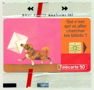 TELECARTE NSB 50 UNITE 11/98 LE CHIEN F929