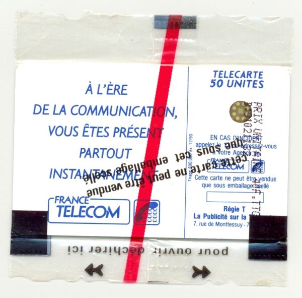 TELECARTE NSB 50 UNITE 12/90 L'OISEAU BLEU F134