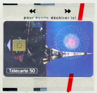 TELECARTE NSB 50 UNITE 12/99 PARIS TOUR EIFFEL 2000 F1033