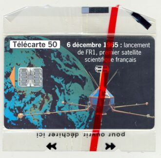 TELECARTE NSB 50 UNITE 02/96 PLEUMEUR FR1 SATELLITE F629