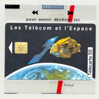 TELECARTE NSB 50 UNITE 10/97 TELECOM ET ESPACE XV PLEUMEUR BODOU F293