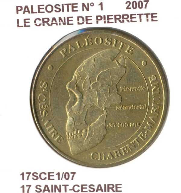 17 SAINTE CESAIRE PALEOSITE N1 LE CRANE DE PIERRETTE 2007 SUP-