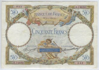 FRANCE 50 FRANCS L.O.M 4-1-1934 D.14850 TTB