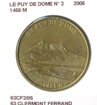 63 CLERMONT FERRAND LE PUY DE DOME N2 1 455 M 2005 SUP-