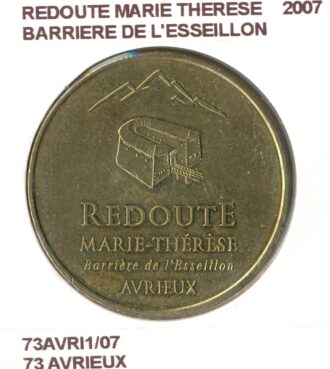 73 AVRIEUX REDOUTE MARIE THERESE BARRIERE DE L'ESSEILLON 2007 SUP-