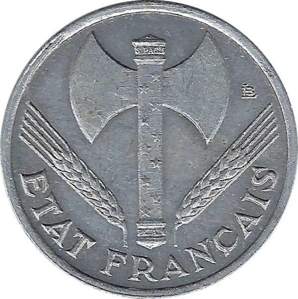 FRANCE 50 CENTIMES BAZOR 1943 TTB+