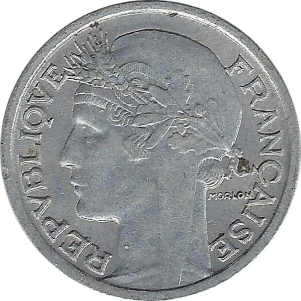 FRANCE 50 CENTIMES MORLON ALU 1947 B TTB+