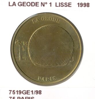75 PARIS LA GEODE N1 LISSE 1998 SUP-