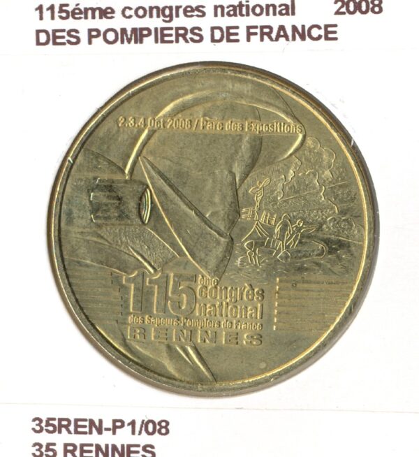 35 RENNES 115e CONGRES NATIONAL DES POMPIERS DE FRANCE 2008 SUP-