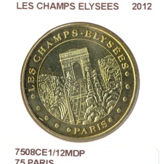 75 PARIS LES CHAMPS ELYSEES 2012 SUP-