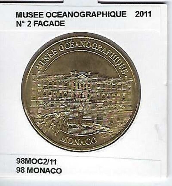 98 MONACO MUSEE OCEANOGRAPHIQUE Numero 2 FACADE 2011 SUP-