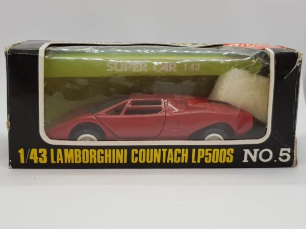 LAMBORGHINI COUNTACH LP500S SAKURA SUPER CAR 1/43 BOITE D'ORIGINE