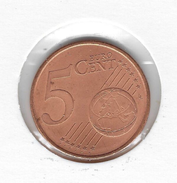 FRANCE 2001 5 CENTIMES SUP-