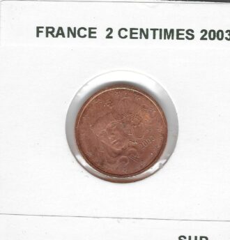France 2003 2 CENTIMES SUP-