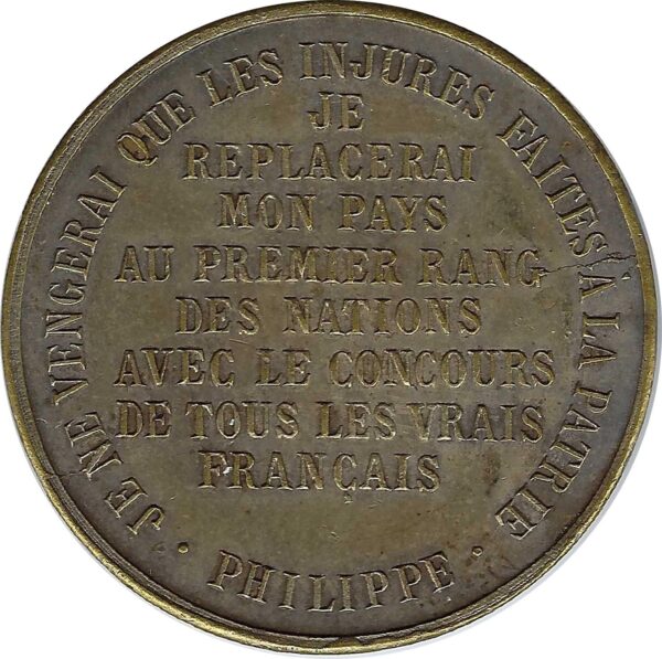 MEDAILLE - PHILIPPE DUC D'ORLEANS 1899 TTB