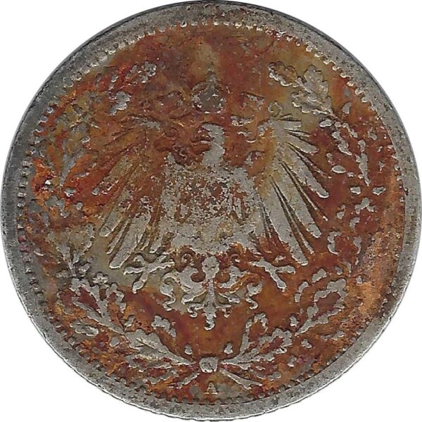 ALLEMAGNE 1/2 MARK 1906 A TB