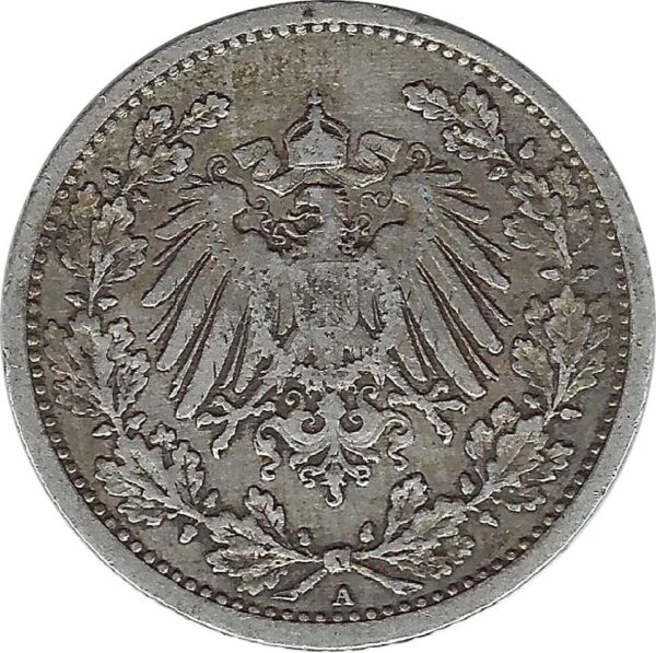 ALLEMAGNE 1/2 MARK 1906 A TB+