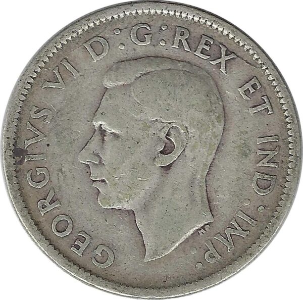 CANADA 25 CENTS 1940 TB+