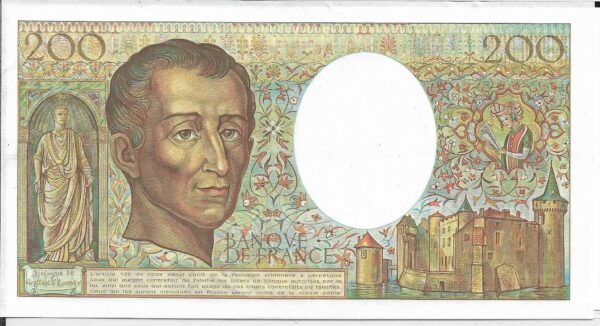 FRANCE 200 Francs MONTESQUIEU 1983 A.017 SPL
