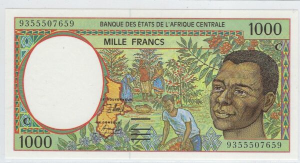 B.E.A.C - CONGO 1000 FRANCS 1993 NEUF 93-----659