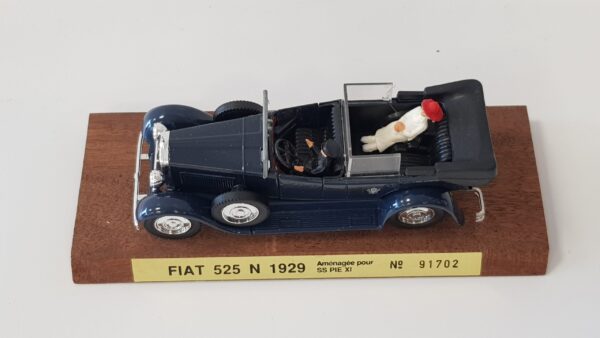 FIAT 525 N 1929 DU PAPA PIE XI VEREM 1/43 SANS BOITE
