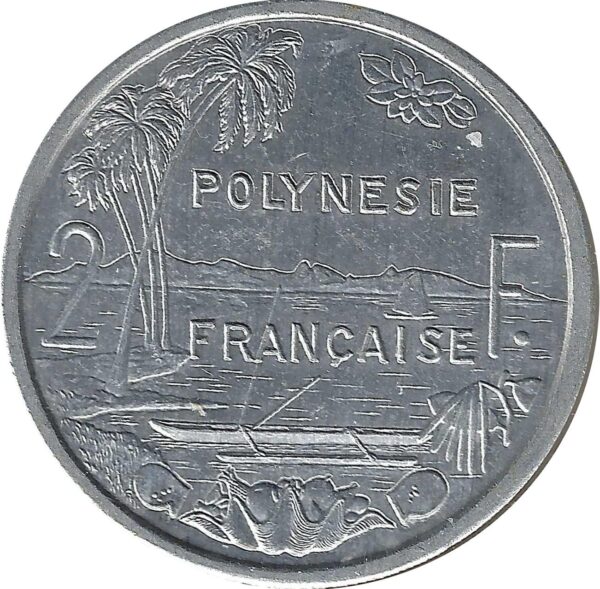 POLYNESIE FRANÇAISE 2 FRANCS 1993 SUP