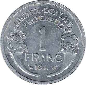 FRANCE 1 FRANC MORLON 1941 SUP-