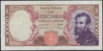ITALIE 10000 LIRE 4-1-1968 H0331 TTB