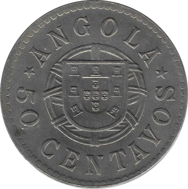 ANGOLA 50 CENTAVOS 1922 TTB+ Empire colonial portugais (1921-1974)