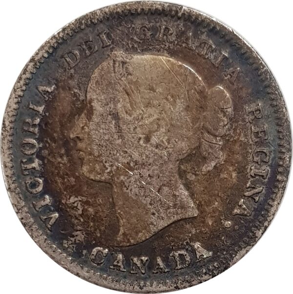 CANADA 5 CENTS 1892 TB