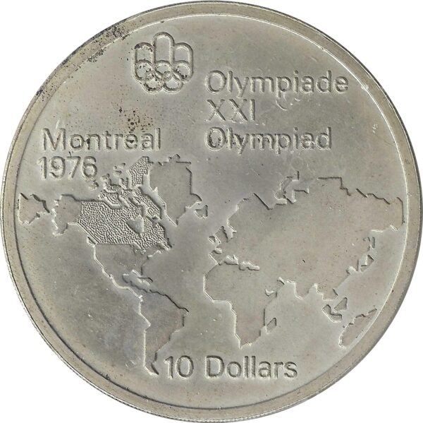 CANADA 10 DOLLARS 1973 XXI OLYMPIADE MONTREAL 1976 SUP- N2