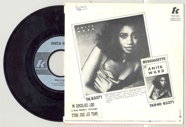 45 Tours ANITA WARD "IF I COULD FEEL THAT OLD FEELING AGAIN" / "RING MY BELL"