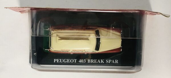 PEUGEOT 403 BREAK SPAR 1/43 BOITE D'ORIGINE
