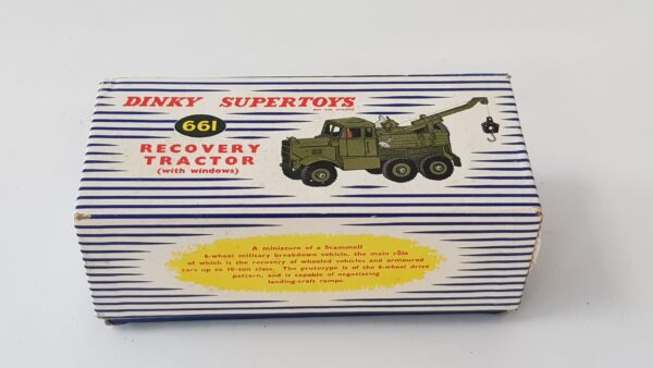 DINKY SUPERTOYS 661 RECOVERY TRACTOR CAMION DE DEPANNAGE DINKY TOYS BOITE D'ORIGINE N2