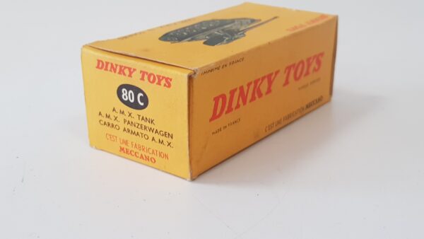 DINKY TOYS 80 C CHAR A.M.X. TANK BOITE D'ORIGINE