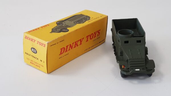DINKY TOYS 822 HALF-TRACK M3 MILITAIRE BOITE D'ORIGINE N2