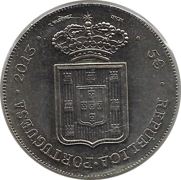 PORTUGAL 2013 5 EURO MARIA II SUP