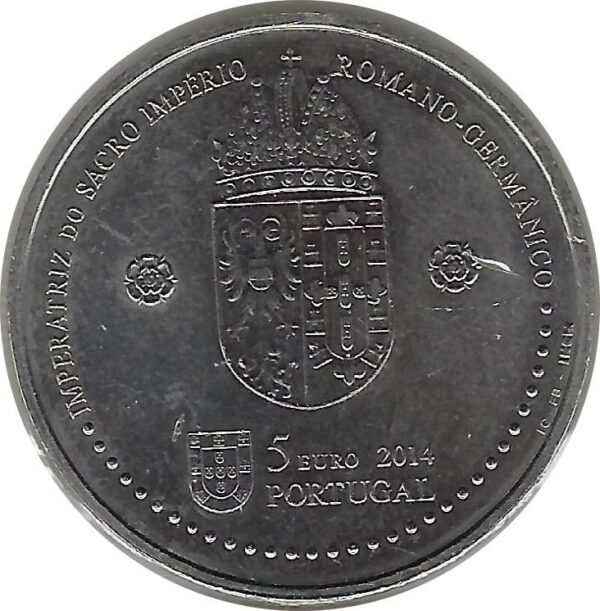 PORTUGAL 2014 5 EURO LEORNOR SUP