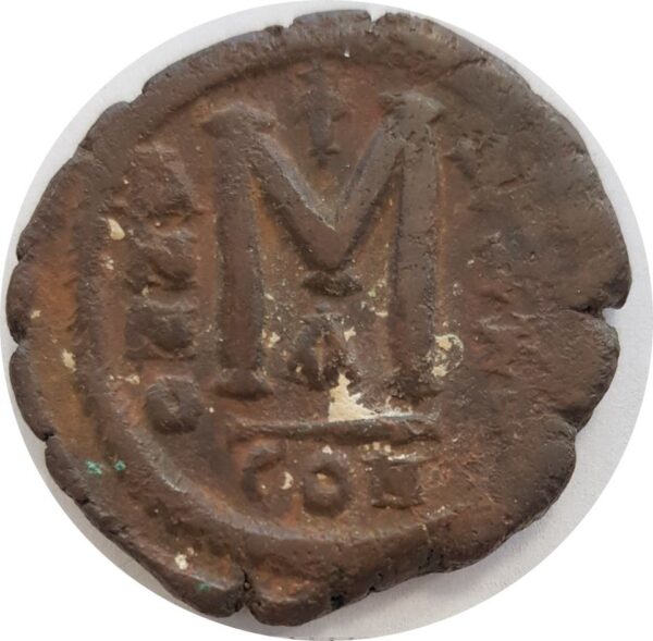 JUSTINIEN (527-565) AE FOLLIS CONSTANTINOPLE 14.16 gr