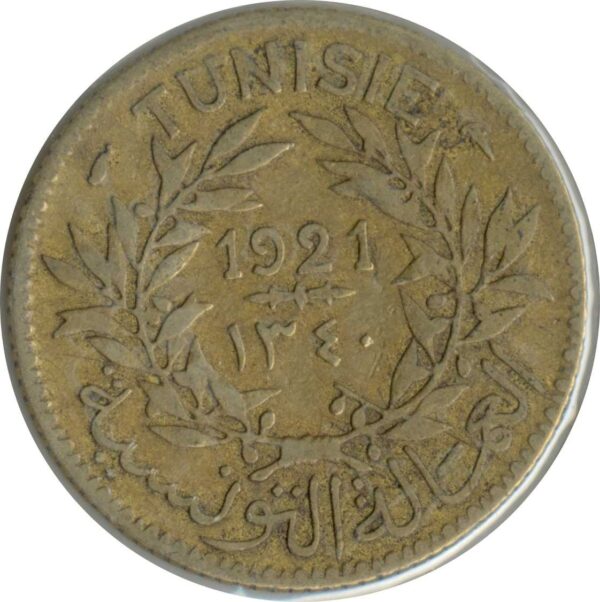 TUNISIE 1 FRANC 1921 TB+