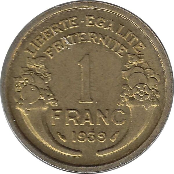 FRANCE 1 FRANC MORLON 1939 SUP-